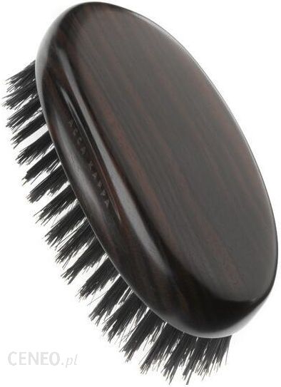 Acca Kappa Ebony Travel Hair Brush Black Bristle Szczotka do włosów ciemne włosie