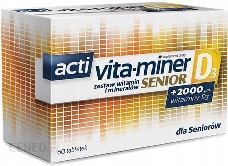 Aflofarm Acti Vita-Miner Senior D3 60tabl