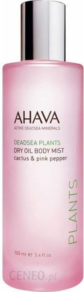 Ahava Suchy Olejek Do Ciała W Sprayu Kaktus I Różowy Pieprz Dry Oil Body Mist Cactus & Pink Pepper 100 Ml