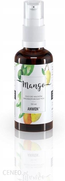 Anwen Olej do włosów średnioporowatych Mango 50ml