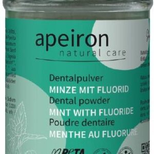 Apeiron Auromere Puder Do Mycia Zębów Mięta + Fluorek 40g