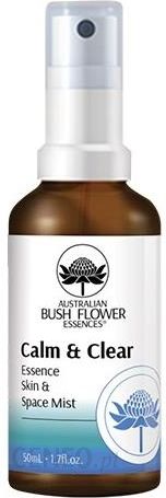Australian Bush Flower Essences Calm & Clear Essence Uwolnij Się Od Stresu Ekologiczna Mgiełka 50 ml