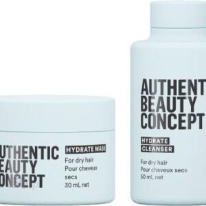 Authentic Beauty Concept Hydrate Zestaw Nawilżający Do Włosów Szampon 50Ml Maska 30Ml