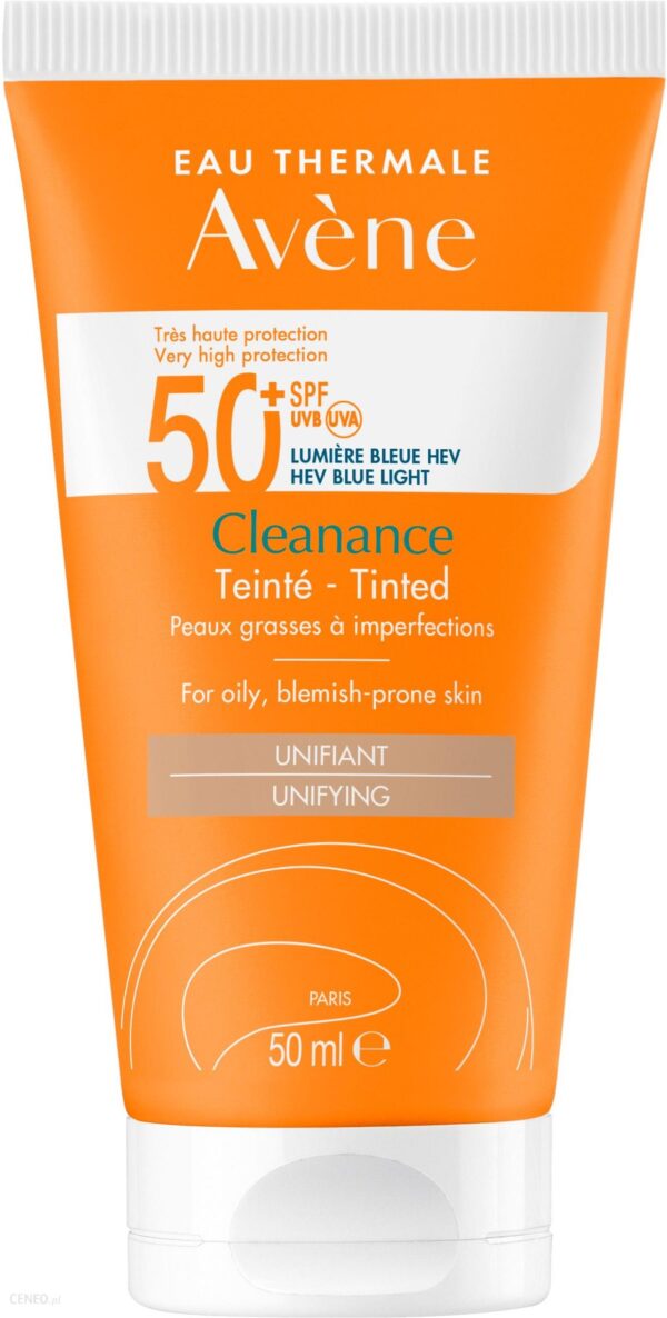 AVENE BARDZO WYSOKA OCHRONA CLEANANCE Koloryzujący SPF50+ 50ml