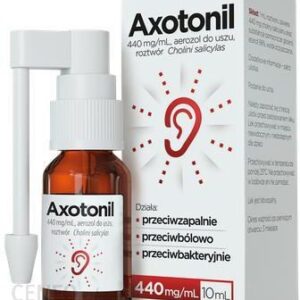 AXOTONIL aerozol do ucha 40mg/ml