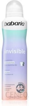 Babaria Deodorant Invisible Antyprespirant W Sprayu Przeciwko Białym I Żółtym Śladom 200 Ml