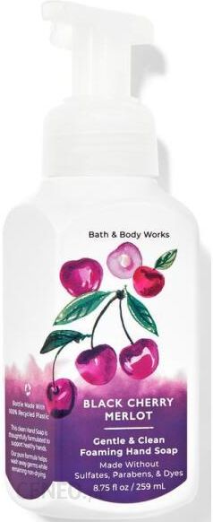 Bath & Body Works Black Cherry Merlot Gentle Clean Foaming Hand Soap Mydło Do Rąk W Piance Czarna Wiśnia I 259 ml