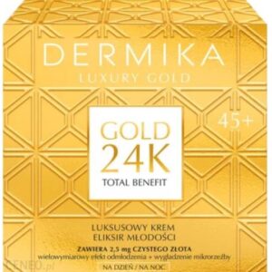 Bielenda Kosmetyki Naturalne Dermika Luxury Gold 24K 45+ Krem Na Dzień I Noc 50ml