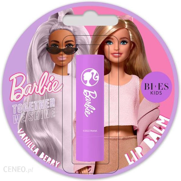 BiEs Kids Pomadka Ochronna Do Ust Barbie Together Shine 1Szt