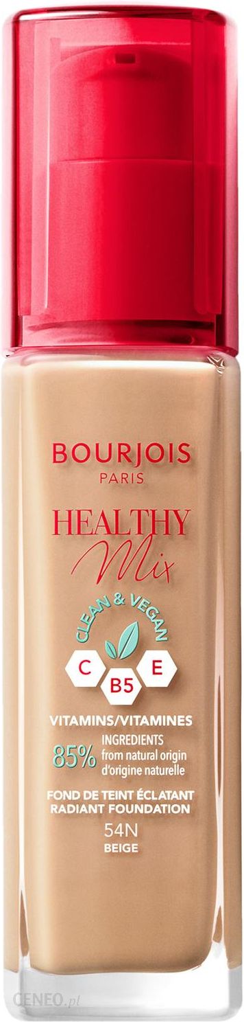 Bourjois Healthy Mix Clean Wegański Podkład Rozświetlający Nr 54 Beige 30 ml