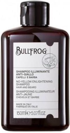 Bullfrog Szampon do włosów i brody No-Yellow Enlightening 150 ml