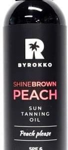 Byrokko Shine Brown Peach Oil Spf6 Olejek Wspomagający Opaleniznę 150Ml