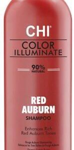 Chi Color Illuminate Shampoo Red Auburn Fioletowy Szampon Do Włosów Farbowanych Neutralizujący Żółte Tony 355 ml
