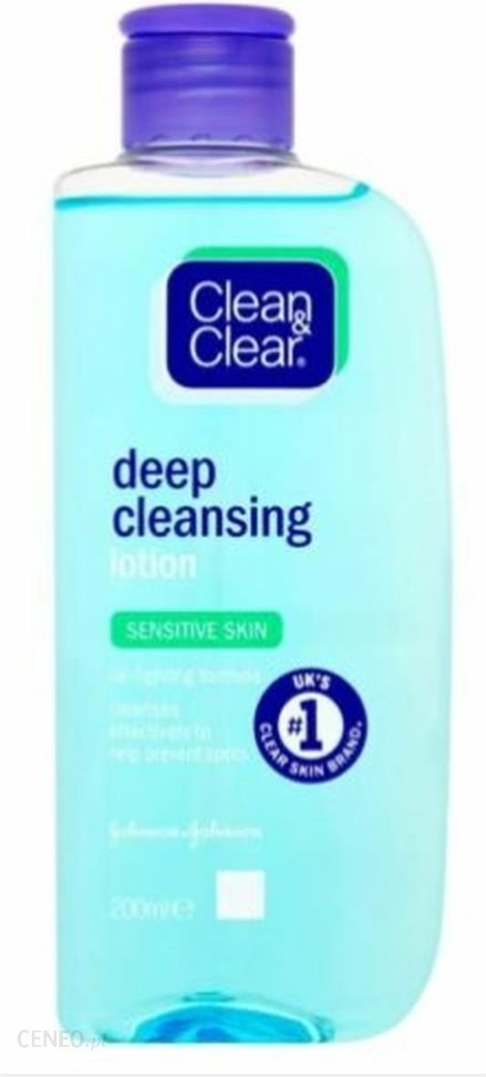 Clean&Clear Deep Cleansing Lotion oczyszczający tonik do twarzy 200ml