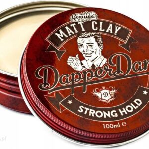 Dapper Dan Matt Clay Strong Hold Matowy Wosk Do Włosów 100Ml