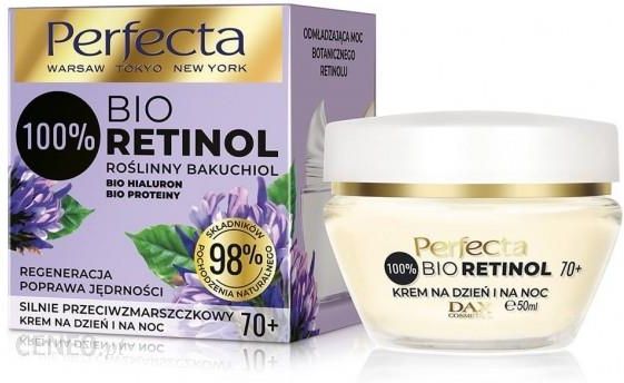 Dax Perfecta 100% Bio Retinol 70+ Silnie Przeciwzmarszczkowy Krem Na Dzień I Noc Regeneracja Poprawa Jędrności 50 ml