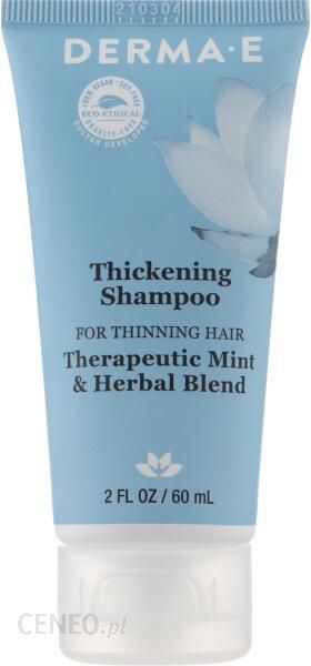 Derma E Thickening Herbal Blend Shampoo Szampon Zwiększający Gęstość I Zagęszczenie Włosów 60 ml