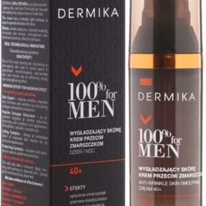 Dermika 100% For Men przeciwzmarszczkowy krem dla mężczyzn 40+ 50ml