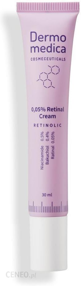 Dermomedica 0.05% Retinal Cream Krem z retinalem (witaminą A ) w postaci aktywnej)