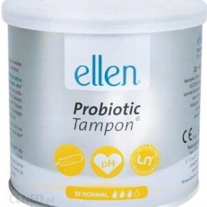 Ellen Tampony Z Probiotykiem Normal Kw Mlekowy 22 szt.