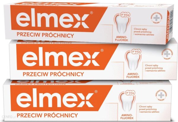 elmex Caries Pasta do zębów na próchnicę 3x75ml