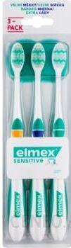 Elmex Sensitive Sensitive szczoteczka do zębów extra soft 3szt