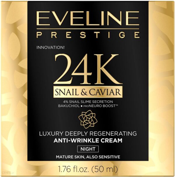 Eveline Cosmetics Prestige 24K Przeciwzmarszczkowy Krem Do Twarzy Na Noc 50Ml