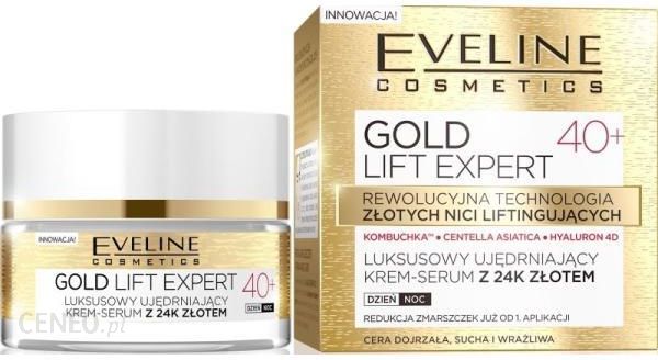 Eveline Gold Lift Expert 40+ Luksusowy Ujędrniający Krem Serum do Twarzy 50ml