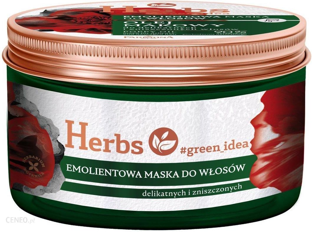 Farmona Herbs emolientowa maska do delikatnych i zniszczonych włosów Olej Makowy 250 ml