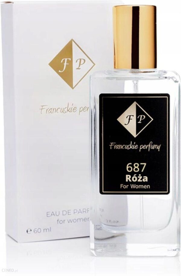 Francuskie Perfumy Nr 687 Róża 60 ml