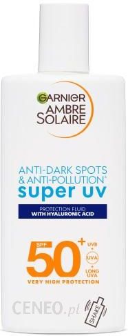 Garnier Ambre Solaire Super UV Fluid ochronny do twarzy przeciw przebarwieniom SPF 50+ 40 ml