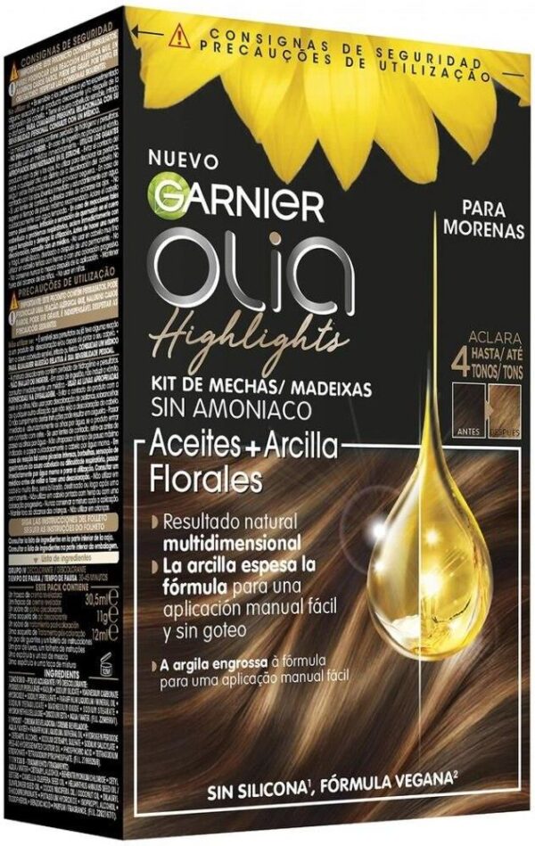 Garnier Olia Highlights Rozjaśniacz do pasemek włosy brązowe