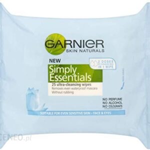 Garnier Simply Essential Facial Cleansing Wipes 25 sztuk