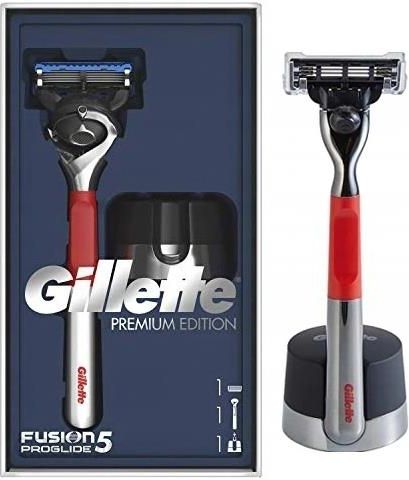 Gillette Fusion Maszynka Ostrze + Podstawka Zestaw