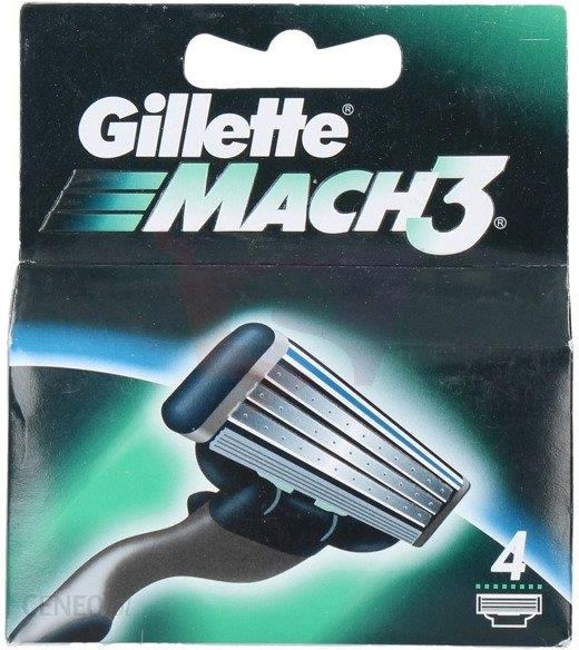 GILLETTE Mach 3 wymienne ostrza do maszynki do golenia 4 szt.