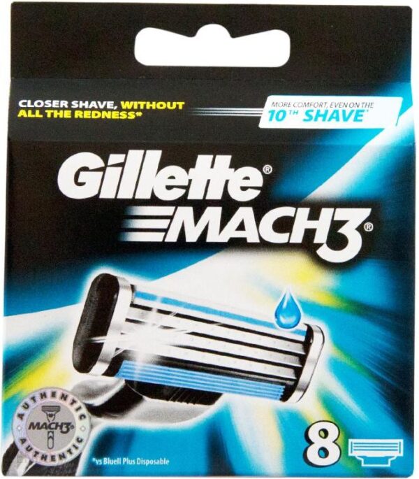 Gillette Mach3 8 Zapasowe Ostrza