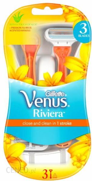 Gillette Venus Riviera Maszynki Jednorazowe Do Golenia 3Szt.
