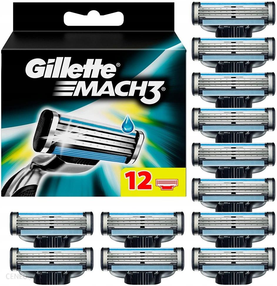 Gillette Wkłady Ostrza Mach3 12 Szt.