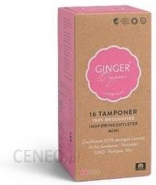GingerOrganic Tampony Z Aplikatorem Mini 16szt