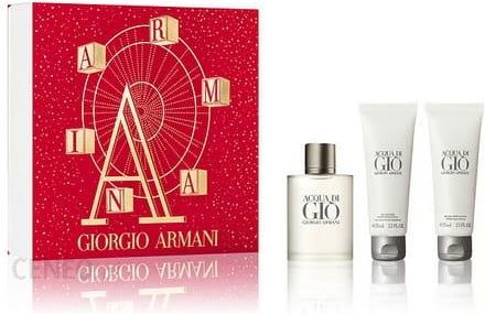 Giorgio Armani Acqua Di Gio Pour Home Woda Toaletowa 100 ml + Balsam Po Goleniu 75 ml + Żel Pod Prysznic 75 ml