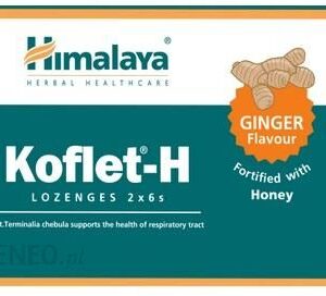 Himalaya Koflet-H o smaku imbirowym 12 past.