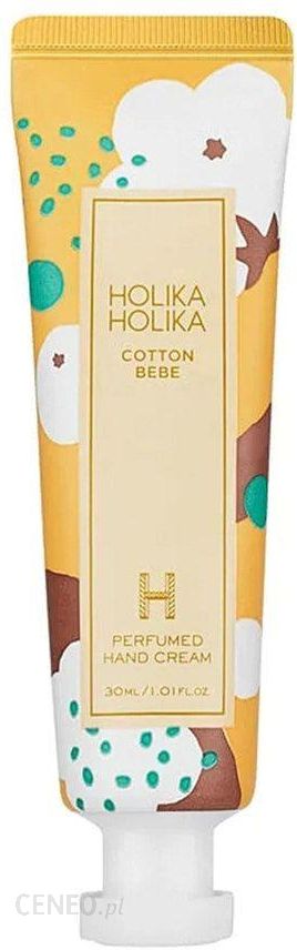 Holika Holika Cotton Bebe Perfume Hand Cream Krem Nawilżający Do Rąk O Zapachu Bawełny 30Ml
