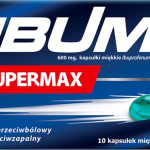 IBUM SUPERMAX 600mg 10 kapsułek miękkich