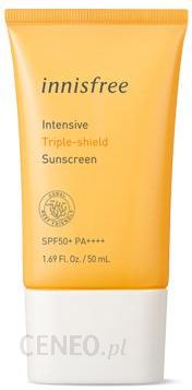 Innisfree Intensive Triple Shield Sunscreen SPF 50+ PA+++ 50ml - wodoodporny krem ​​przeciwsłoneczny