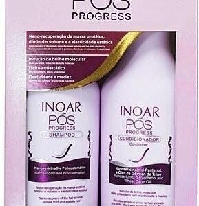 INOAR POS Progress szampon + odżywka po keratynowym prostowaniu 2x250ml