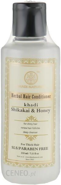 Khadi Natural Shikakai & Honey Hair Conditioner Naturalna Ziołowa Odżywka Do Włosów I Miód Bez Sls 210 ml