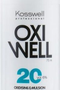 Kosswell Professional Emulsja Utleniająca Do Włosów 6% - Oxidizing Emulsion Oxiwell 20 Vol 75 Ml
