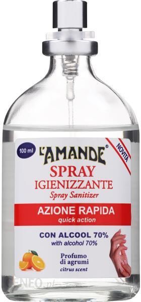 L'Amande Spray Odkażający O Zapachu Cytrusowym Sanitizer Citrus Scent 50 Ml