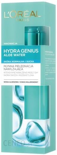 L'Oreal Paris Hydra Genius Aloe Water Płynna pielęgnacja nawilżająca skóra normalna i sucha 70ml