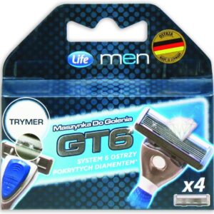 Life Men GT6 Refills wkłady do maszynki do golenia